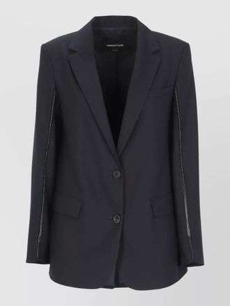 Fabiana Filippi single breasted wool blazer notch lapel
