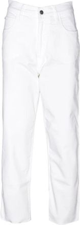 Cycle Straight Jeans - Dames - Regular Fit Jeans - Wit - W29 - Katoen - Jeans