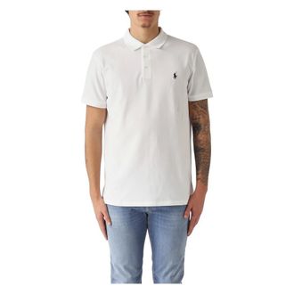 Polo Ralph Lauren Polo Shirts, male, White, Size: 2XL Cotton Polo Shirt