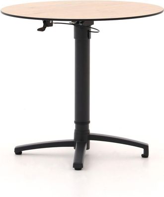 Bellagio la vita attrattiva Bellagio Canzo klaptafel Ø80 (h:73/109cm) verstelbaar