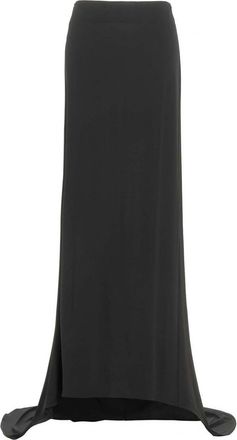 Magda Butrym Black Asymmetrical long skirt