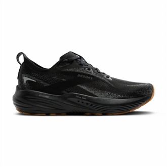 Brooks Mens Glycerin 22 Running Shoes In Black/primer Gray/biscuit