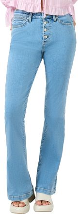 QS by s.Oliver 5-Pocket-Jeans QS Style Reena, Damen, Gr. 34, L&auml;nge 30, mid blau, Denim/Jeans, Obermaterial: 84% Baumwolle, 14% Polyester, 2% sonstige Fasern, unifarb