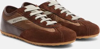 Alexander McQueen Zapatillas Boxe con ante
