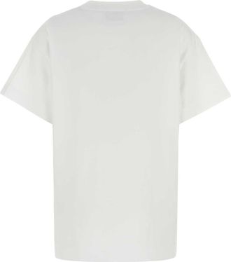 Givenchy Womens White Cotton Oversize T-Shirt Exterior