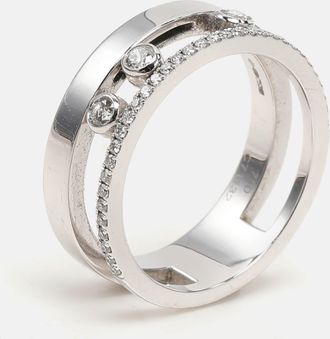 Messika Move Romane Diamonds 18K White Gold Ring