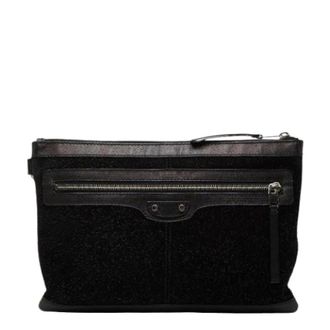 Balenciaga Pre-owned Clutches, male, Black, Size: ONE SIZE Pre-owned Clutch Bag