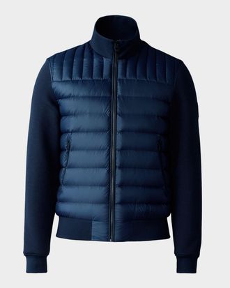 Mackage Men & apos;s Collin-R Down Mixed Media Bomber Jacket
