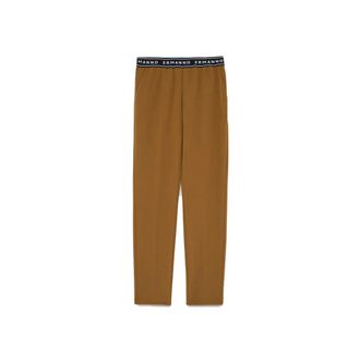 Ermanno Scervino Cropped Broeken - Dames - Vrijetijds broeken - Groen - S - Polyester - Broeken