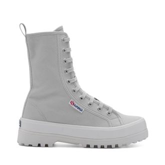 Superga Alpina High Boots - Silver Grey Ivory - Womens 7/Mens 9 - Model [Model Number]