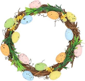 OEM 6 Coronas De Pascua: Huevos De Espuma, Coronas De Ramas, Decoraci&oacute;n Del Hogar