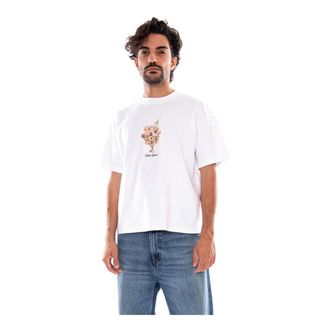 Kaotiko T-shirt Corta Bouquet S/S - - Tops - Uomo - Bianco - M