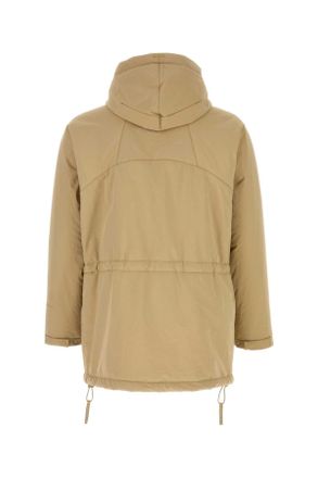 Herno Mens Beige Polyester Padded Jacket Cammello Giubbini