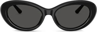 Dolce & Gabbana Eyewear Marlene oval-frame sunglasses - Zwart