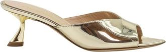 Ninalilou Mule in Pelle Specchio - Dames - Muiltjes - Grijs - 38 EU - Leer - Schoenen