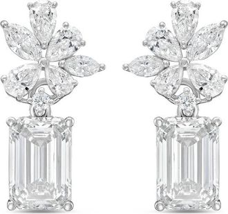 Diana M. Jewels 14KT WHITE GOLD LAB GROWN DIAMOND FASHION EARRINGS WEIGHING 12.00 CTS TW