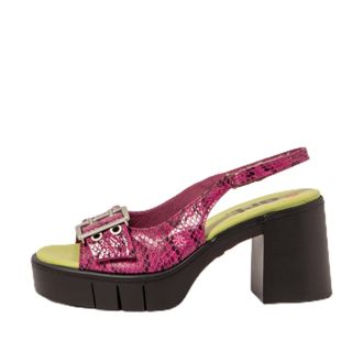 Art Art Womens 1994 Eivissa Heeled Sandal, Fuchsia, 7.5 UK