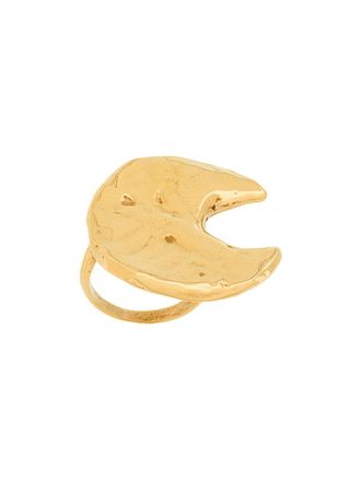 Givenchy Astral Moon ring - women - Bronze - M - Metallic
