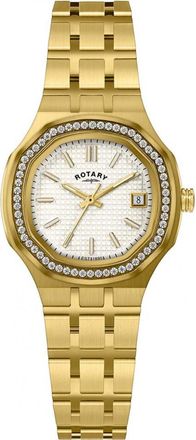 Rotary Womens RLB10014-01 Ladies Brillance Watch - Gold - One Size
