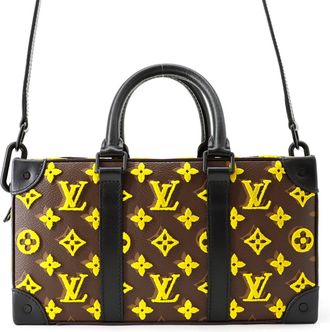 Louis Vuitton Monogram Tuffetage Black Brown Yellow Handbag Shoulder Bag (Pre-Owned)