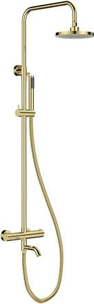 OEM Conjunto De Ducha De Superficie Veo I Color Oro Claro Con Termostato Besco