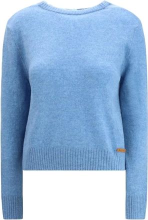 Marni Cashmere Sweatshirt - Dames - Cashmere truien - Blauw - S - Kasjmier - Truien & Vesten