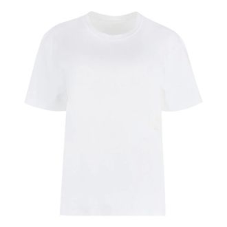 Alexander Wang T-Shirts, female, White, M, Essential Jersey Puff Logo T-Shirt