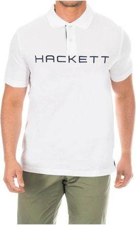Hackett Poloshirt - Heren - Polos - Wit - S - Katoen - Tops