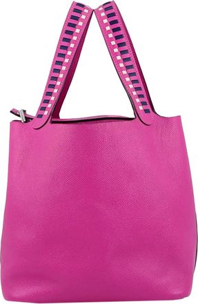 Hermès 2018 Epsom Tressage Picotin Lock 22 handbag - Rosa