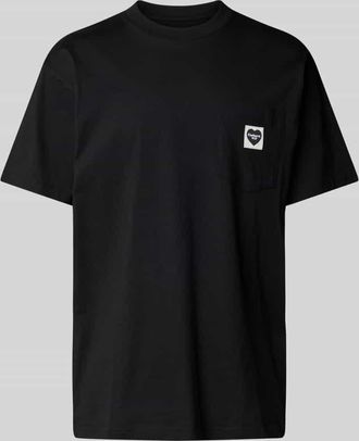 Carhartt Work in Progress T-Shirt mit Label-Detail in Black, Gr&ouml;&szlig;e S