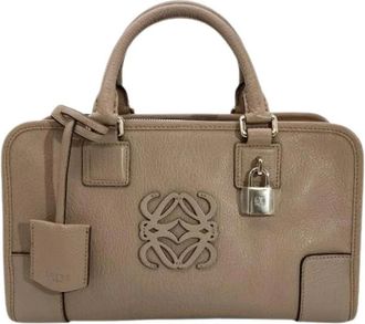 Loewe Pre-owned Handbag - Dames - Vintage Handtas - Bruin - ONE Size - Leer - Vintage