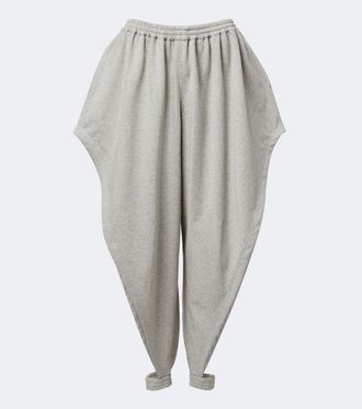 Alaia Ala&iuml;a Pantalones tapered en mezcla de algod&oacute;n