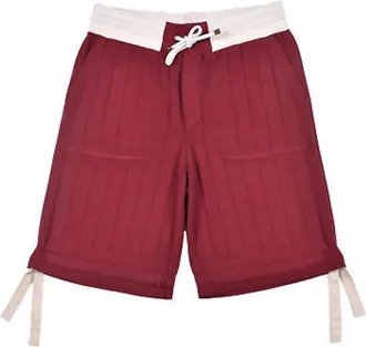 Brunello Cucinelli MenS Burgundy Knit Bermuda Shorts, Size M