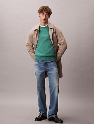 Calvin Klein Relaxed Cotton Terry Sweatshirt