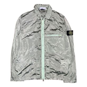 Stone Island Compass Patch Zip Up Jacket Green 781510919-V0052