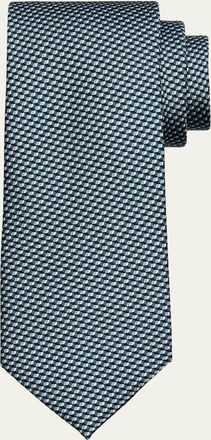 Brioni Mens Oval Deco Silk Tie