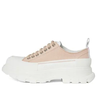 Alexander McQueen (WMNS) Alexander McQueen Tread Slick Lace Up Sneakers Pink White 697072W4TGS5375