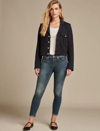Lucky Brand Womens Mid Rise Ava Skinny