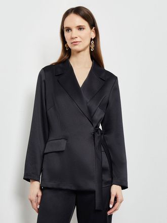 Misook Side-Tie Blazer
