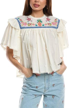 Farm Rio Embroidered Blouse