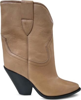 Isabel Marant Stivali Ida in pelle 90mm - Toni neutri