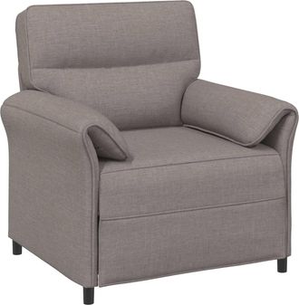 vidaXL Divano 1 Posto Tortora 88 X 83 X 95 Cm Vidaxl