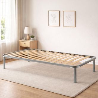Dmora Dmora - Somier Individual Dgori, Base Ortop&eacute;dica De Contrachapado De Abedul De 13 Lamas, 100% Made In Italy, 80x200h34 Cm