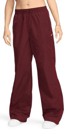 Nike Womens Windrunner Woven HR OH Pants - University Red Size XS