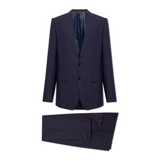 Dolce & Gabbana Kostuums, Heren, Blauw, S, Wol, Martini Suit