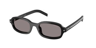 Prada PR D06SF Asian Fit 16K03D Womens Sunglasses Black Size 52