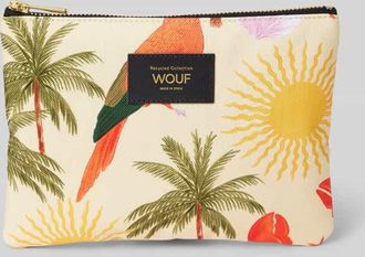 Wouf Kosmetiktasche mit Label-Patch Modell Rio in Sand, Größe 1
