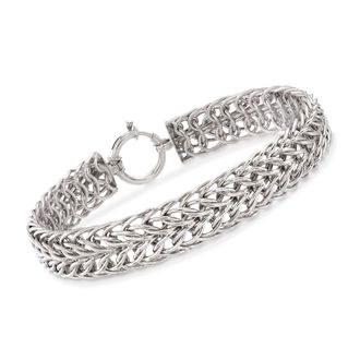 Ross-Simons Sterling Silver Sedusa-Link Bracelet