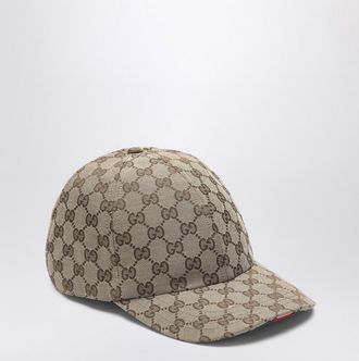 Gucci Beige GG fabric baseball cap