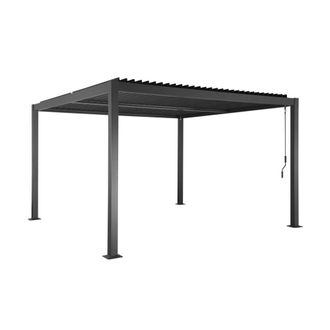 Sweeek P&eacute;rgola bioclim&aacute;tica de aluminio y acero con lamas orientables